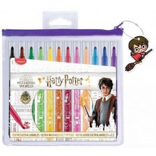 Комплект флумастери Maped Harry Potter - 12 цвята 